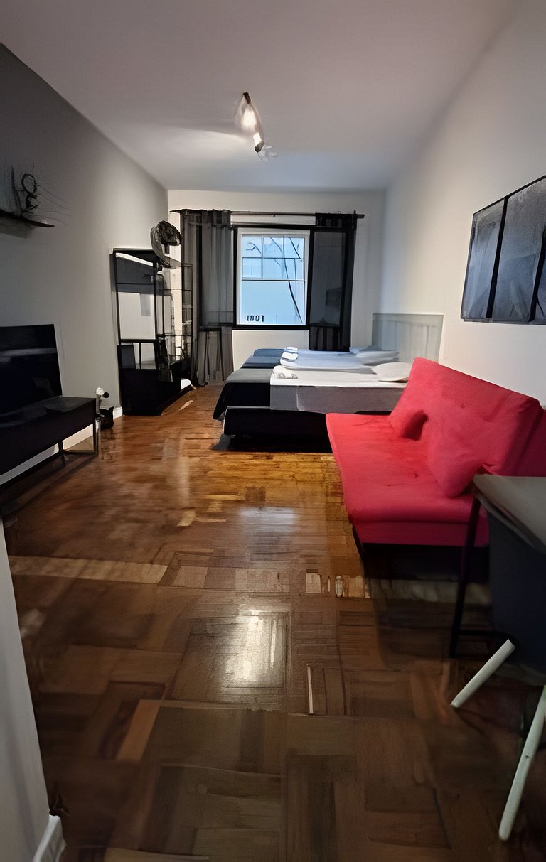 Apartamento confortável e bem localizado