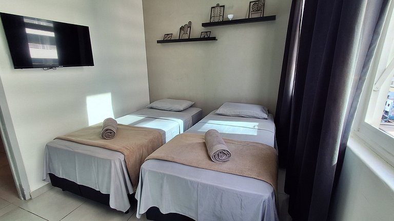 Apartamento confortável e bem localizado próximo ao parque A