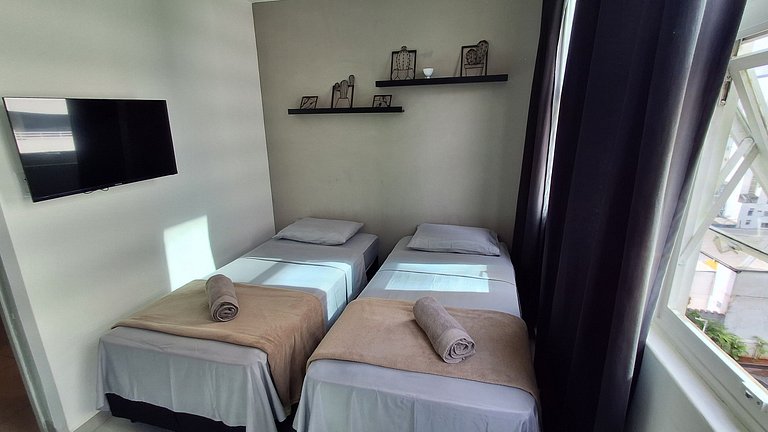 Apartamento confortável e bem localizado próximo ao parque A