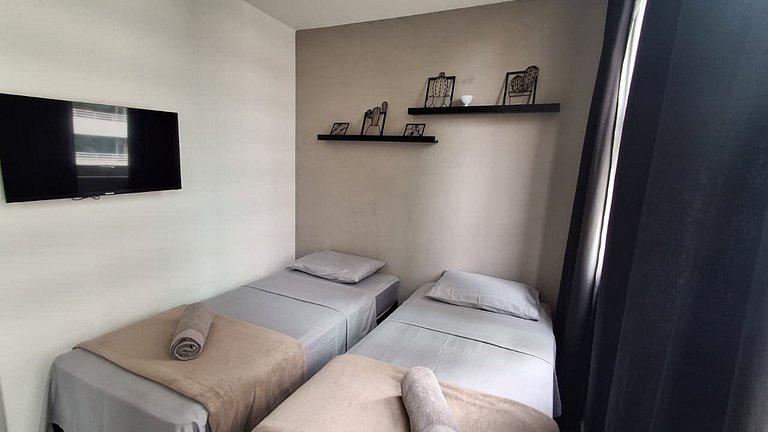 Apartamento confortável e bem localizado próximo ao parque A